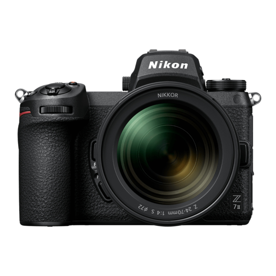 Nikon Z 7II Manual Del Usuario