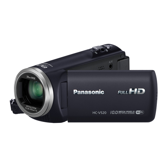 Panasonic HC-V520 Instrucciones De Funcionamiento