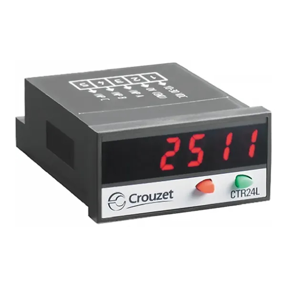 Crouzet CTR24L-2512 Manuales