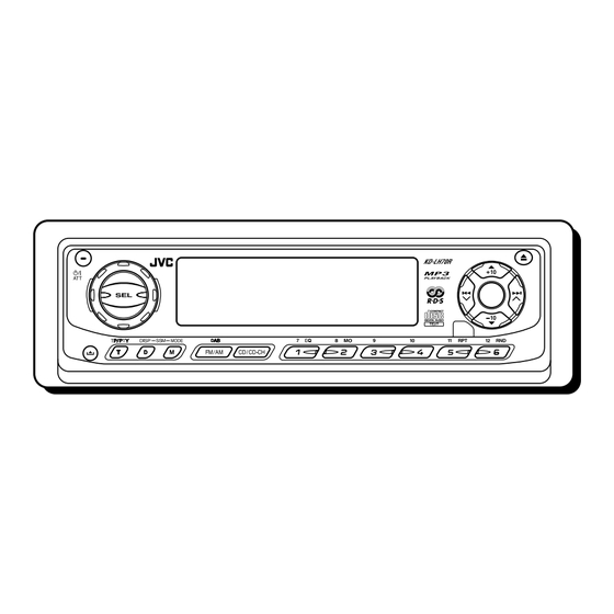 JVC KD-LH70R Manual De Instrucciones