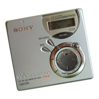 Sony MZ-N520CK Manual De Instrucciones