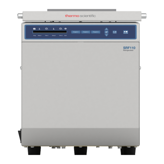 Thermo Scientific SpeedVac SRF110 Manual De Instalacion Y Uso