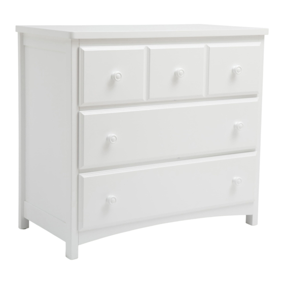 Delta Children 3 Drawer Chest Instrucciones De Montaje