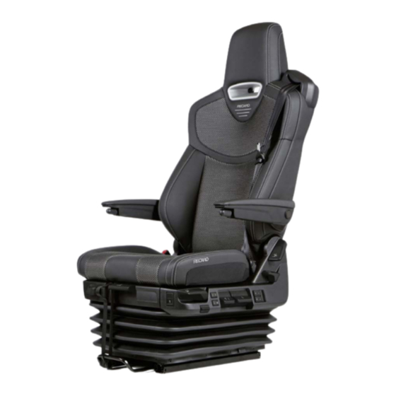 RECARO C 6000 DAF XF105 Manual De Montaje