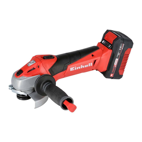 EINHELL TE-AG 18/115 Li Manual De Instrucciones