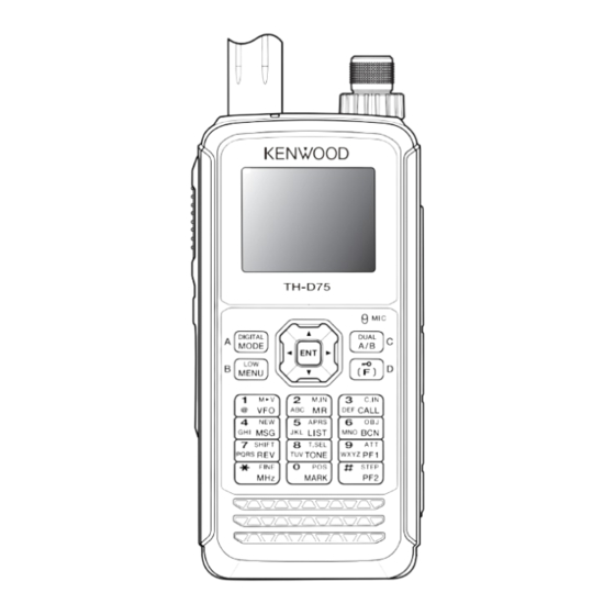 Kenwood TH-D75E Manual De Instrucciones