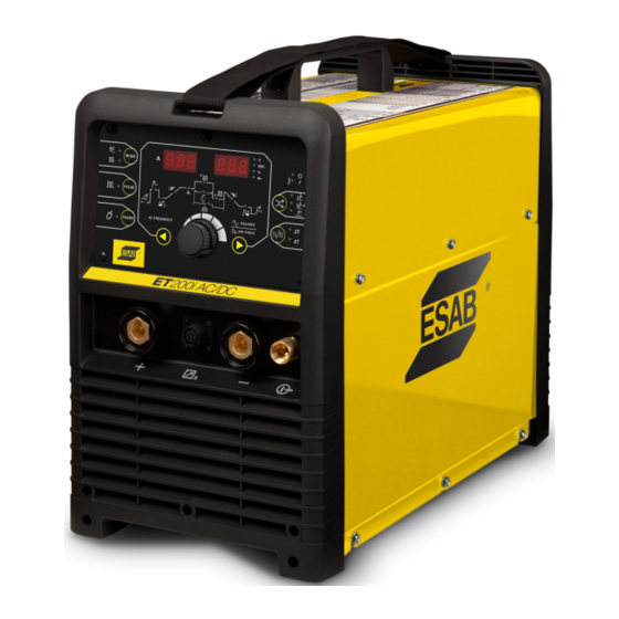 ESAB ET 200i Manuales