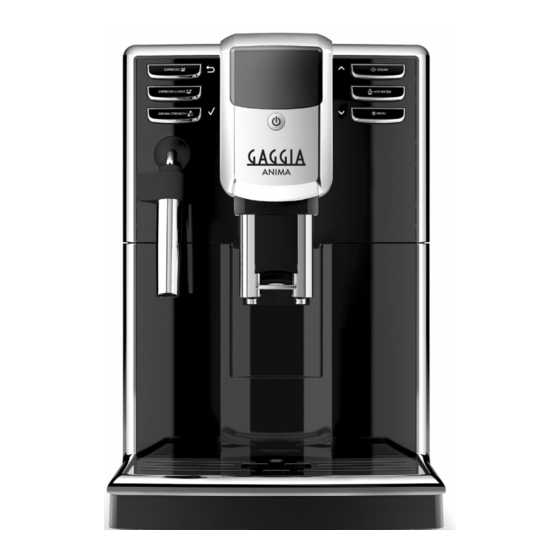 Gaggia ANIMA Manuales