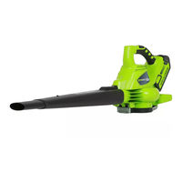 GreenWorks 24322 Manual Del Propietário