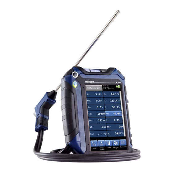 Wohler A 550 L Manual De Instrucciones
