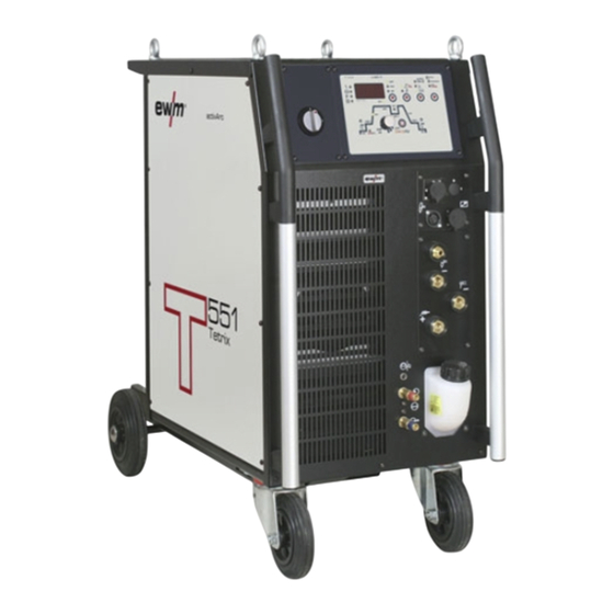 EWM Tetrix 351 AC/DC Comfort FW Manual De Instrucciones