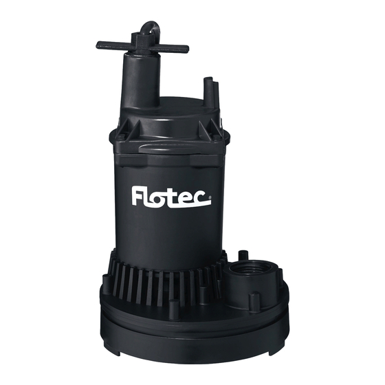 Flotec 1100X Serie Guia De Inicio Rapido