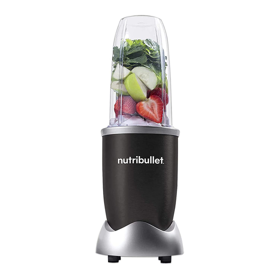 NUTRIBULLET NB-201 Guia Del Usuario