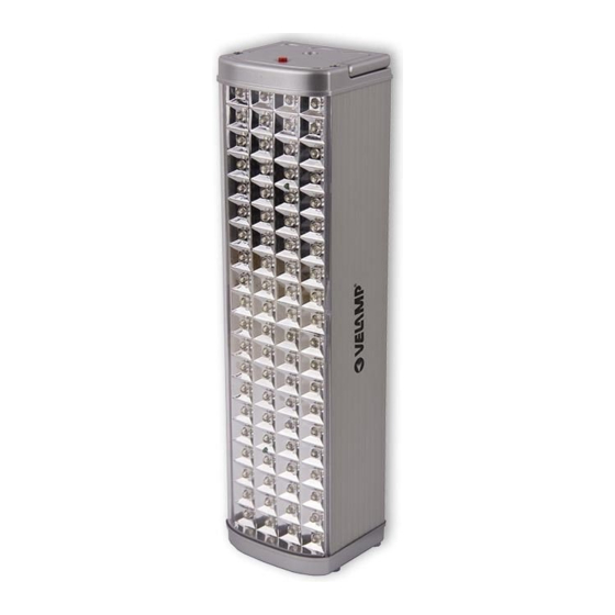 VELAMP IR118 METALSAFE 80LED Manuales