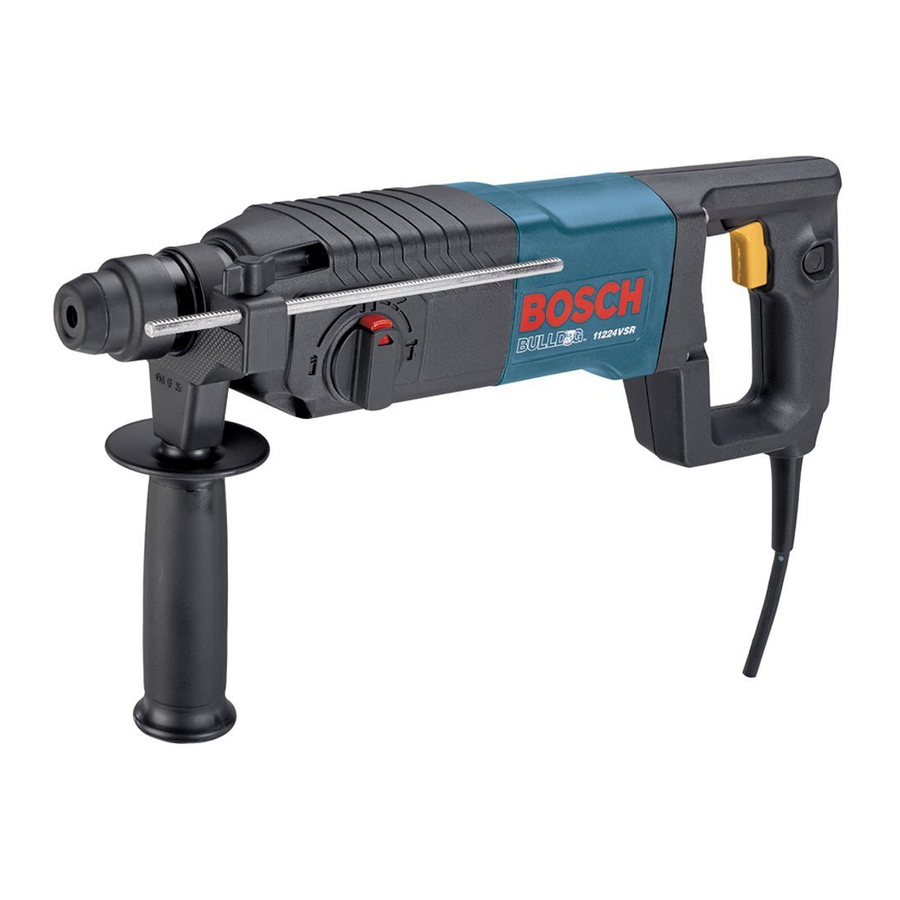 Bosch 11224VSR Instrucciones De Funcionamiento Y Seguridad