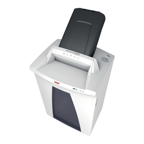 HSM Securio AF 500 Instrucciones De Servicio