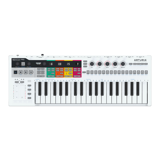 Arturia KEYSTEP PRO Manual Del Usuario