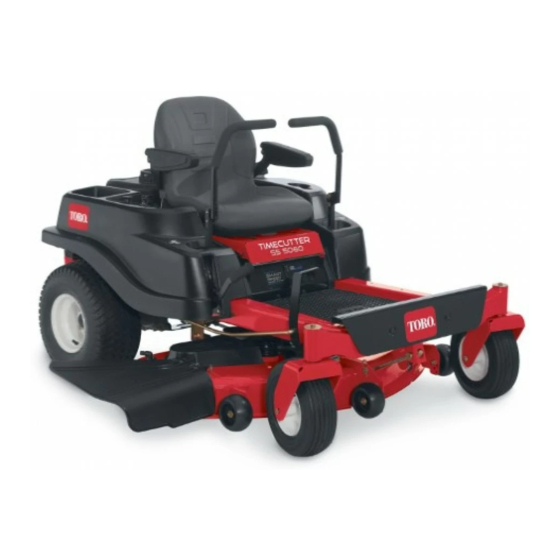 Toro TimeCutter SS 5060 Manual Del Operador