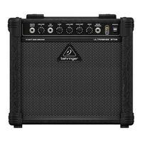 Behringer ULTRABASS BT108 Manual De Uso
