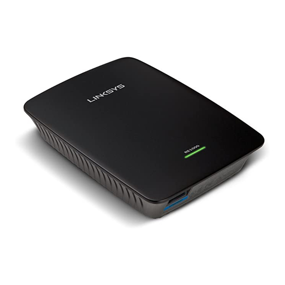 Cisco Linksys RE1000 Manuales