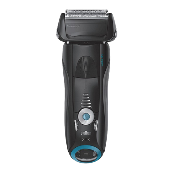 Braun Wet & Dry 7 Serie Manual Del Usuario