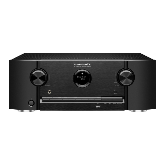 Marantz SR5015 Manual Del Usuario