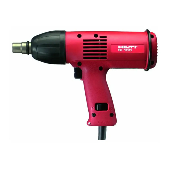 Hilti SI 100 Manual De Instrucciones