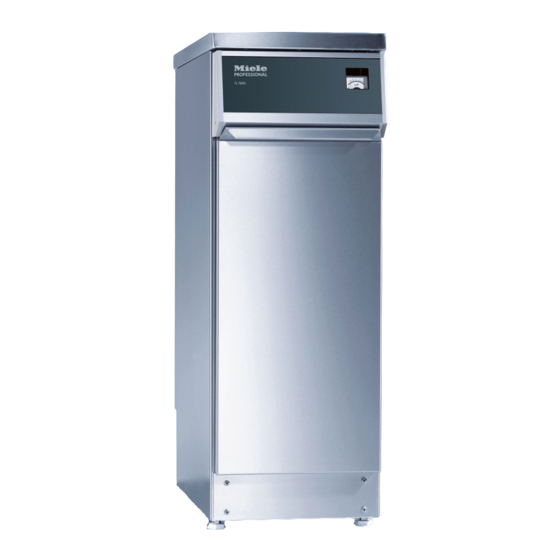 Miele professional G 7895 Instrucciones De Manejo