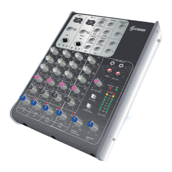 Steren MIX-160 Manual De Instrucciones