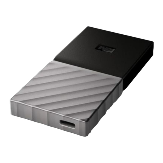 WD MY PASSPORT SSD Manual De Usuario