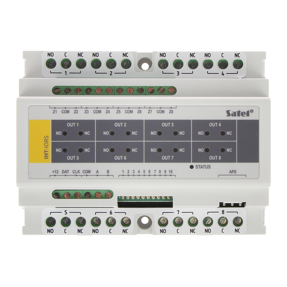 Satel INT-IORS Guia De Inicio Rapido