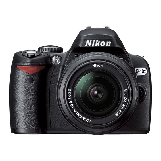 Nikon D40x Manual De Instrucciones