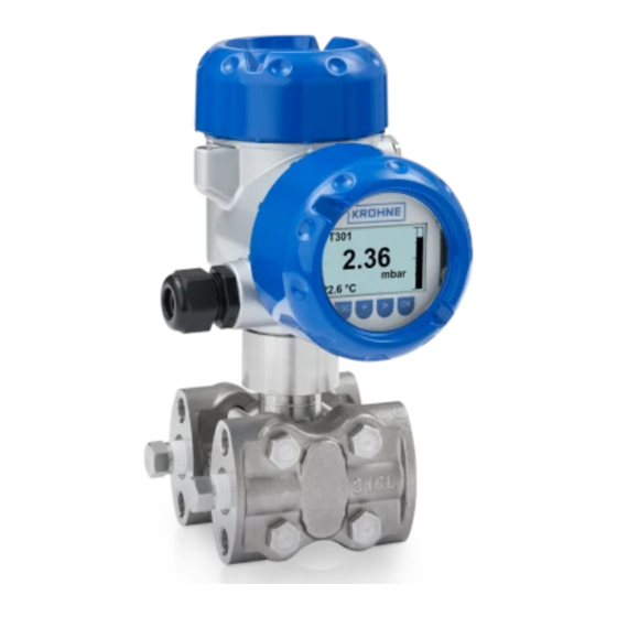 KROHNE OPTIBAR DP 7060 C Manual Del Usuario