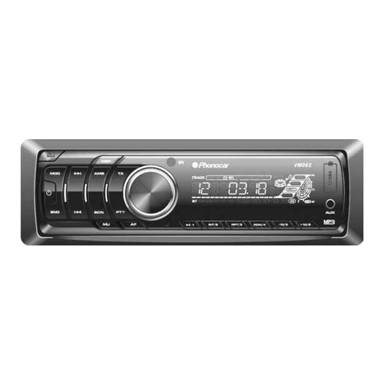 Phonocar VM 062 Manual De Instrucciones