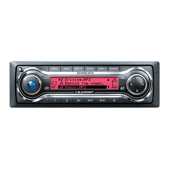 Blaupunkt Bahamas MP46 Instrucciones De Manejo