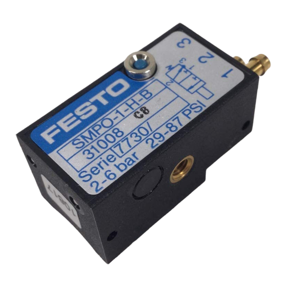 Festo SMPO-1-H-B Manual Del Usario