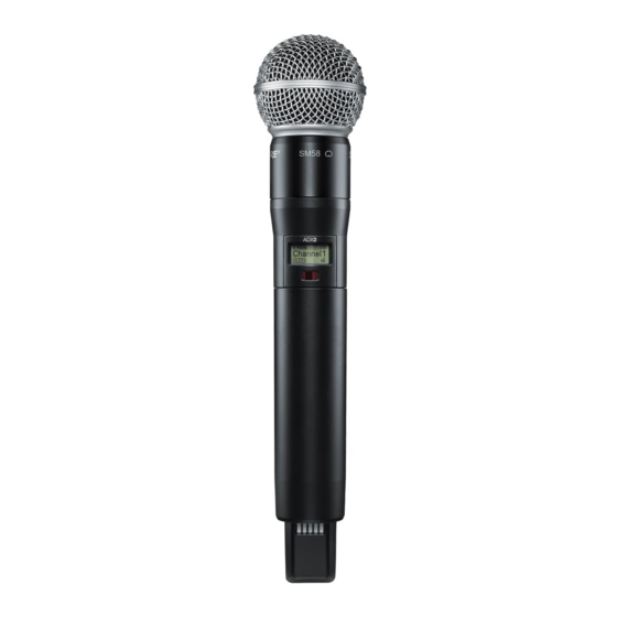 Shure ADX2 Guía De Usuario