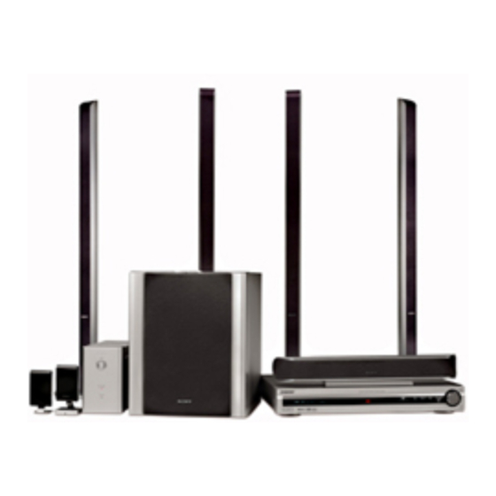 Sony HT-SL900W Manual De Instrucciones