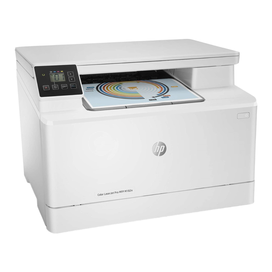 HP Color LaserJet Pro MFP M182 Guia Del Usuario