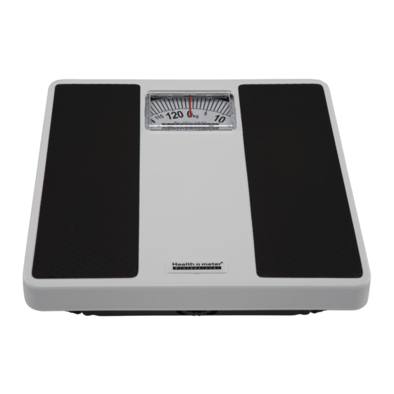 Health O Meter 100LB Instrucciones De Operación