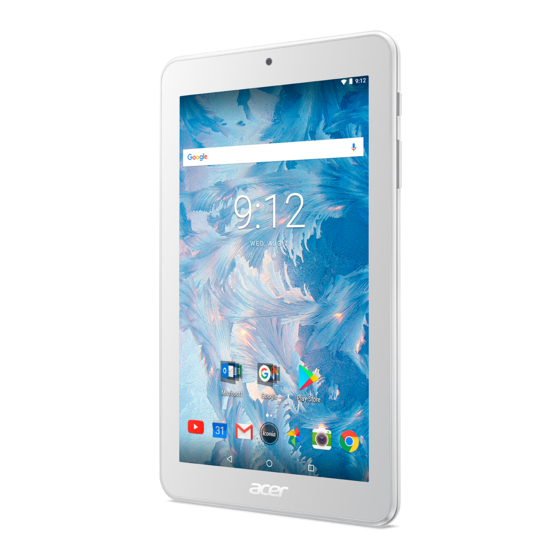 Acer Iconia One 7 Manual Del Usuario