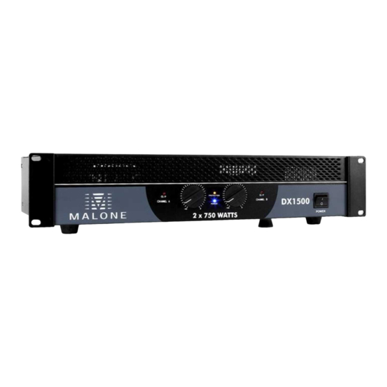 MALONE DX Serie Manual