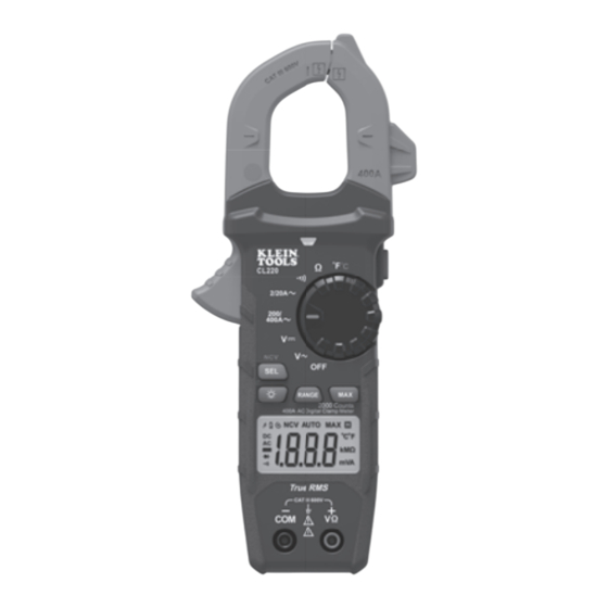 Klein Tools CL220 Manual De Instrucciones