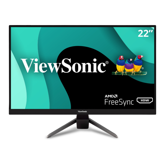 ViewSonic VX2267-mhd Guia Del Usuario