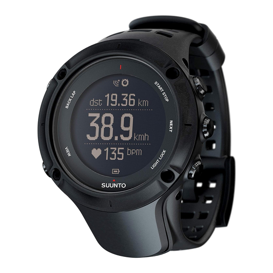 Suunto Ambit3 Peak Guia Del Usuario