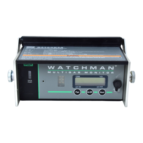 MSA Watchman Manual De Instrucciones