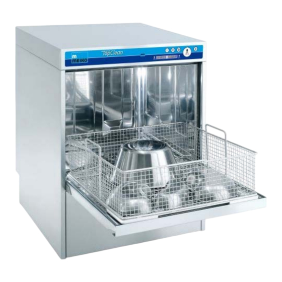 Meiko TopClean 60 Instrucciones De Uso