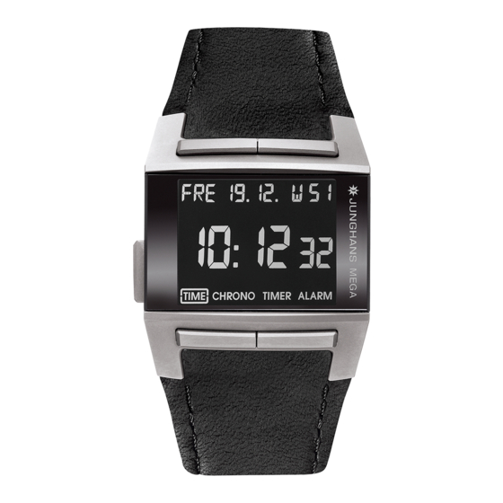 Junghans Mega 1000 Instrucciones De Uso