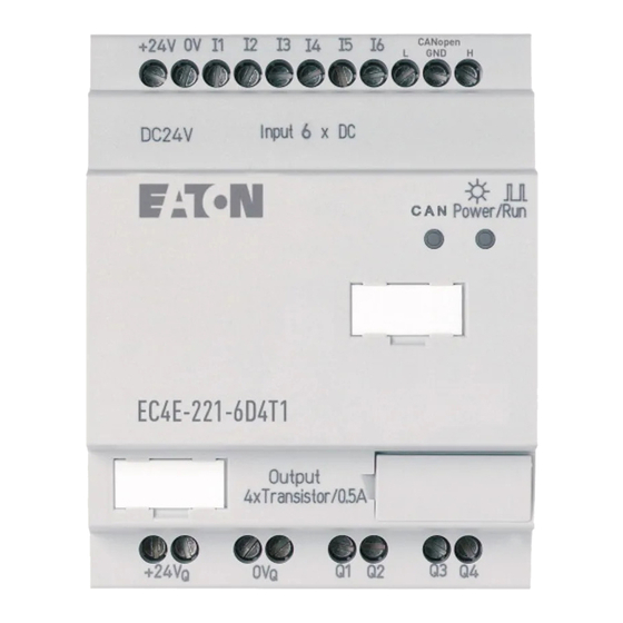 Eaton EC4E-221-6D4T1 Instrucciones De Montaje