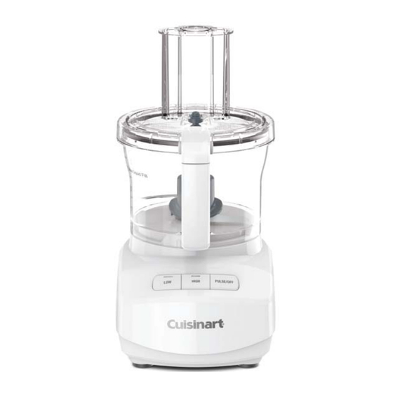 Cuisinart FP-9 Serie Manual De Instrucciones Y Libro De Recetas